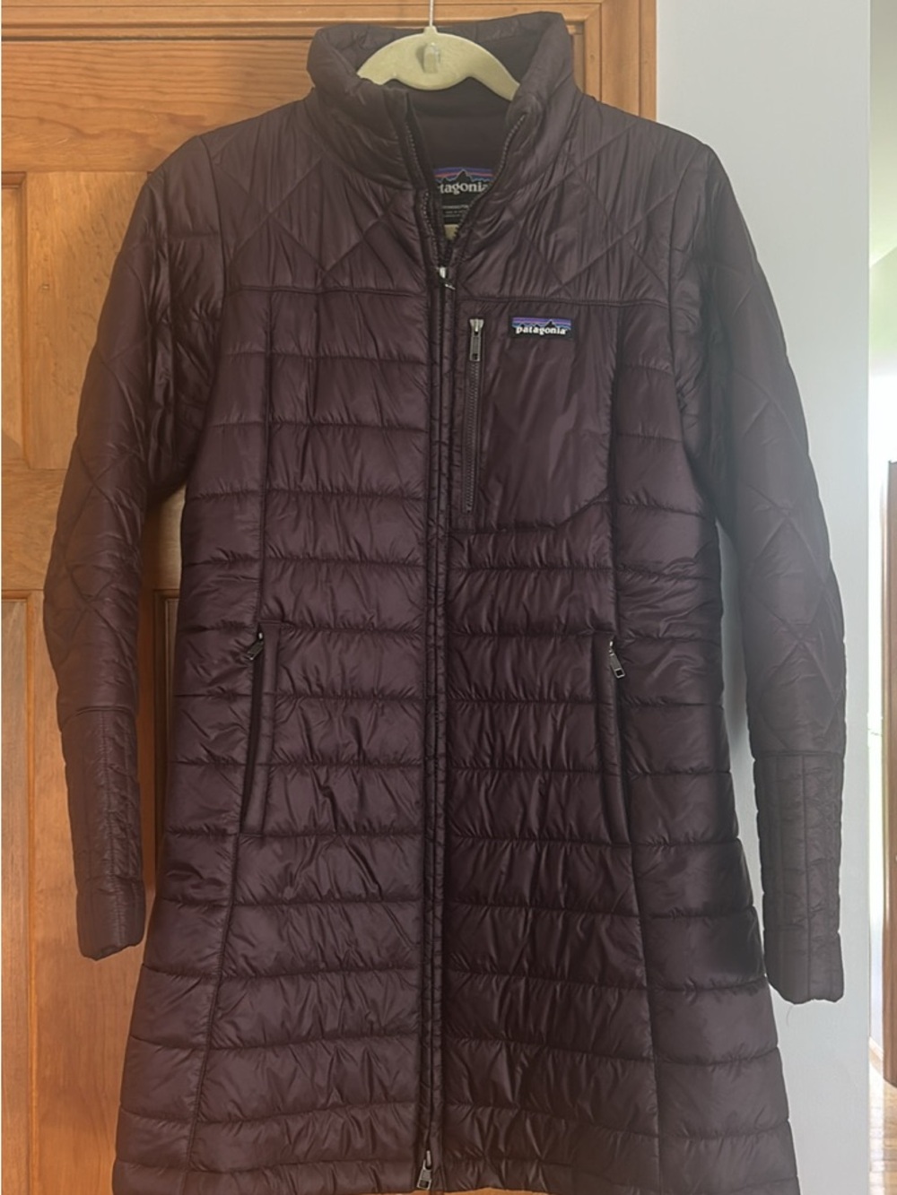 Patagonia Women's Long Quilted Puffer Coat - Plum
